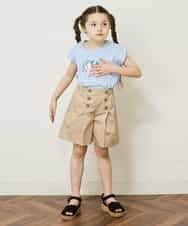 KJKGP08019 a.v.v KIDS(アー・ヴェ・ヴェ) [100-130]マリンコレクションTシャツ ホワイト