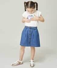 KJKGP08019 a.v.v KIDS(アー・ヴェ・ヴェ) [100-130]マリンコレクションTシャツ ホワイト