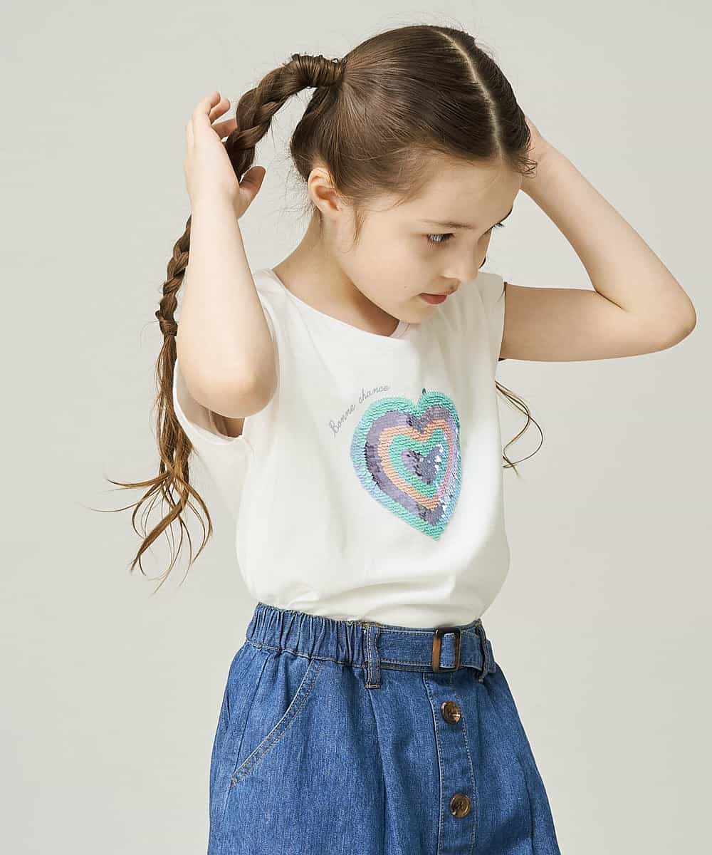 KJKGP08019 a.v.v KIDS(アー・ヴェ・ヴェ) [100-130]マリンコレクションTシャツ ホワイト