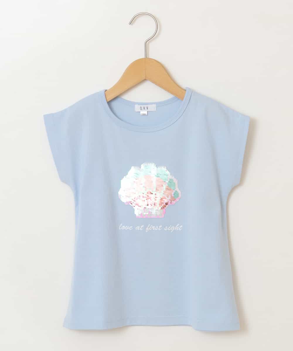 KJKGP08019 a.v.v KIDS(アー・ヴェ・ヴェ) [100-130]マリンコレクションTシャツ ホワイト