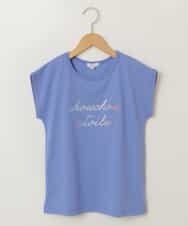 KJKGP08019 a.v.v KIDS(アー・ヴェ・ヴェ) [100-130]マリンコレクションTシャツ ブルー