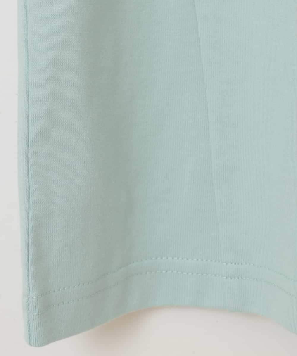 KJKGP09019 a.v.v KIDS(アー・ヴェ・ヴェ) [100-130]袖フリルオフショルダーTシャツ ミント