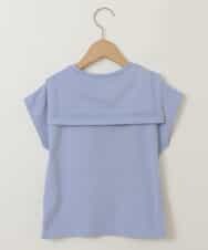 KJKGP17024 a.v.v KIDS(アー・ヴェ・ヴェ) [100-130]セーラーカラーTシャツ ライトブルー