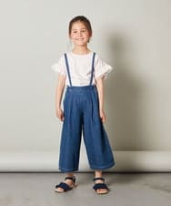 KJKGS01016 a.v.v KIDS(アー・ヴェ・ヴェ) [100-130]フリルスリーブＴシャツ ピンク