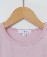 KJKGS03019 a.v.v KIDS(アー・ヴェ・ヴェ) [100-130]フリルスリーブスパンコールＴシャツ ピンク