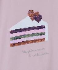 KJKGS03019 a.v.v KIDS(アー・ヴェ・ヴェ) [100-130]フリルスリーブスパンコールＴシャツ ピンク