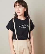 KJKGS04019 a.v.v KIDS(アー・ヴェ・ヴェ) [100-130]ロゴアソートＴシャツ ボーダー