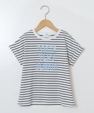 KJKGS04019 a.v.v KIDS(アー・ヴェ・ヴェ) [100-130]ロゴアソートＴシャツ ボーダー