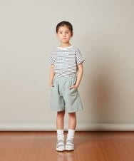 KJKGS04019 a.v.v KIDS(アー・ヴェ・ヴェ) [100-130]ロゴアソートＴシャツ ボーダー