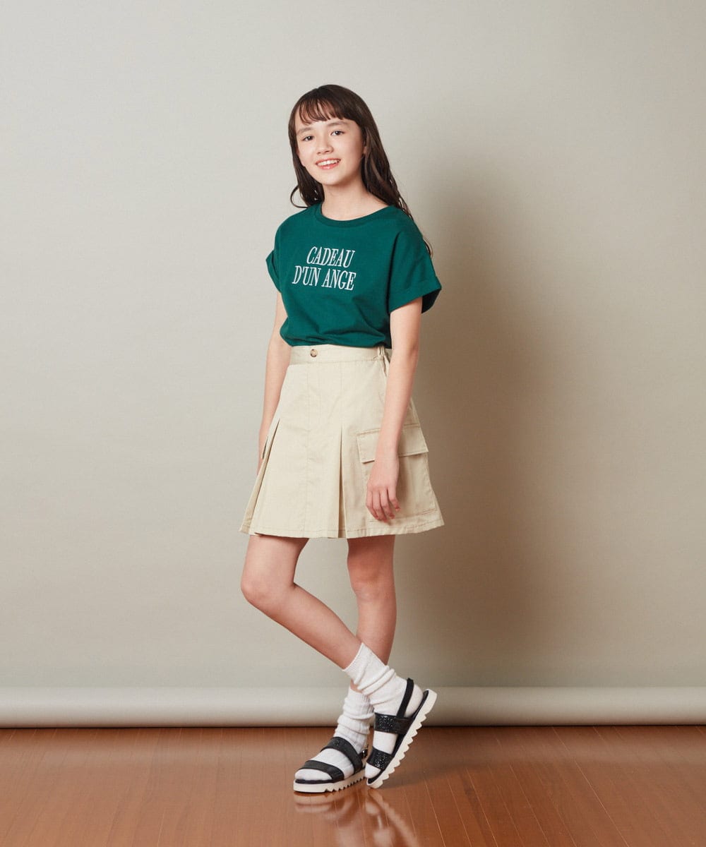 KJKGS04019 a.v.v KIDS(アー・ヴェ・ヴェ) [100-130]ロゴアソートＴシャツ ボーダー