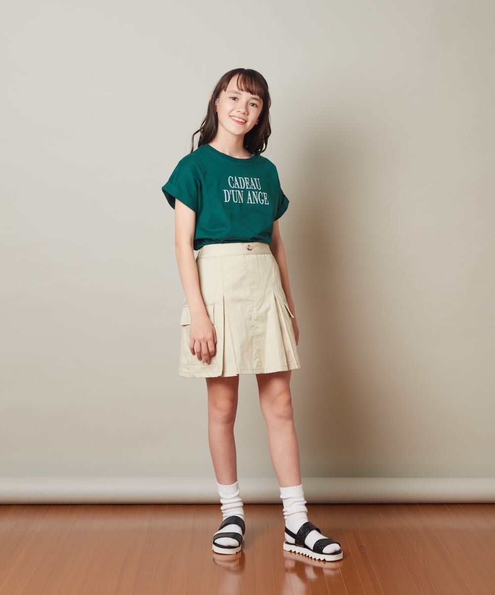 KJKGS04019 a.v.v KIDS(アー・ヴェ・ヴェ) [100-130]ロゴアソートＴシャツ ボーダー