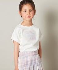 KJKGS04019 a.v.v KIDS(アー・ヴェ・ヴェ) [100-130]ロゴアソートＴシャツ ホワイト