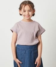 KJKGS09019 a.v.v KIDS(アー・ヴェ・ヴェ) [100-130]バックリボンカットソー ピンク