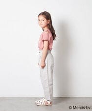 KJKGS80029 a.v.v KIDS(アー・ヴェ・ヴェ) [100-130]【ミッフィーコラボ】袖フリルオフショルTシャツ ピンク