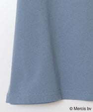 KJKGS80029 a.v.v KIDS(アー・ヴェ・ヴェ) [100-130]【ミッフィーコラボ】袖フリルオフショルTシャツ ブルー