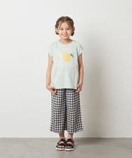 KJKGT07024 a.v.v KIDS(アー・ヴェ・ヴェ) [140-150]トゥインクルスパンコールアソートＴシャツ ネイビー