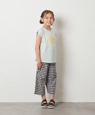 KJKGT07024 a.v.v KIDS(アー・ヴェ・ヴェ) [140-150]トゥインクルスパンコールアソートＴシャツ ネイビー