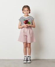 KJKGT07024 a.v.v KIDS(アー・ヴェ・ヴェ) [140-150]トゥインクルスパンコールアソートＴシャツ ネイビー