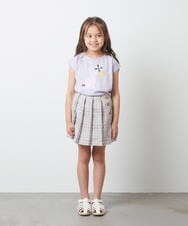 KJKGT07024 a.v.v KIDS(アー・ヴェ・ヴェ) [140-150]トゥインクルスパンコールアソートＴシャツ ネイビー