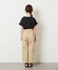 KJKGV05019 a.v.v KIDS(アー・ヴェ・ヴェ) [100-130]アソートロゴプリントTシャツ ブラック