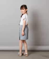 KJKGV06024 a.v.v KIDS(アー・ヴェ・ヴェ) [100-130]スパンコールアソートTシャツ ホワイト