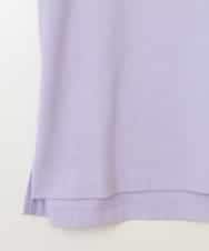 KJKGV08012 a.v.v KIDS(アー・ヴェ・ヴェ) [100-130]ギンガムスリーブﾞTシャツ ラベンダー
