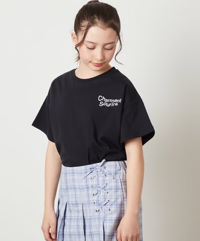 KJKGV09019 a.v.v KIDS [100-130]ロゴアソートTシャツ
