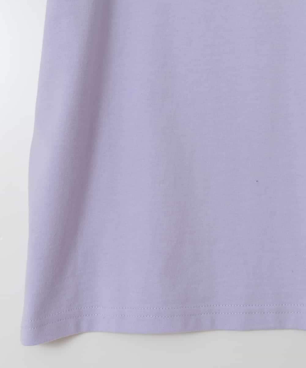 KJKGV40019 a.v.v KIDS(アー・ヴェ・ヴェ) [100-130]スパンコールTシャツ ラベンダー