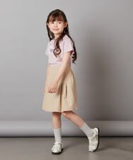 KJKGV41019 a.v.v KIDS(アー・ヴェ・ヴェ) [100-130]モチーフロゴＴシャツ　 ピンク