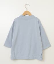 KJKGV43034 a.v.v KIDS(アー・ヴェ・ヴェ) [100-130]ハーフジッププルオーバーTシャツ ライトブルー