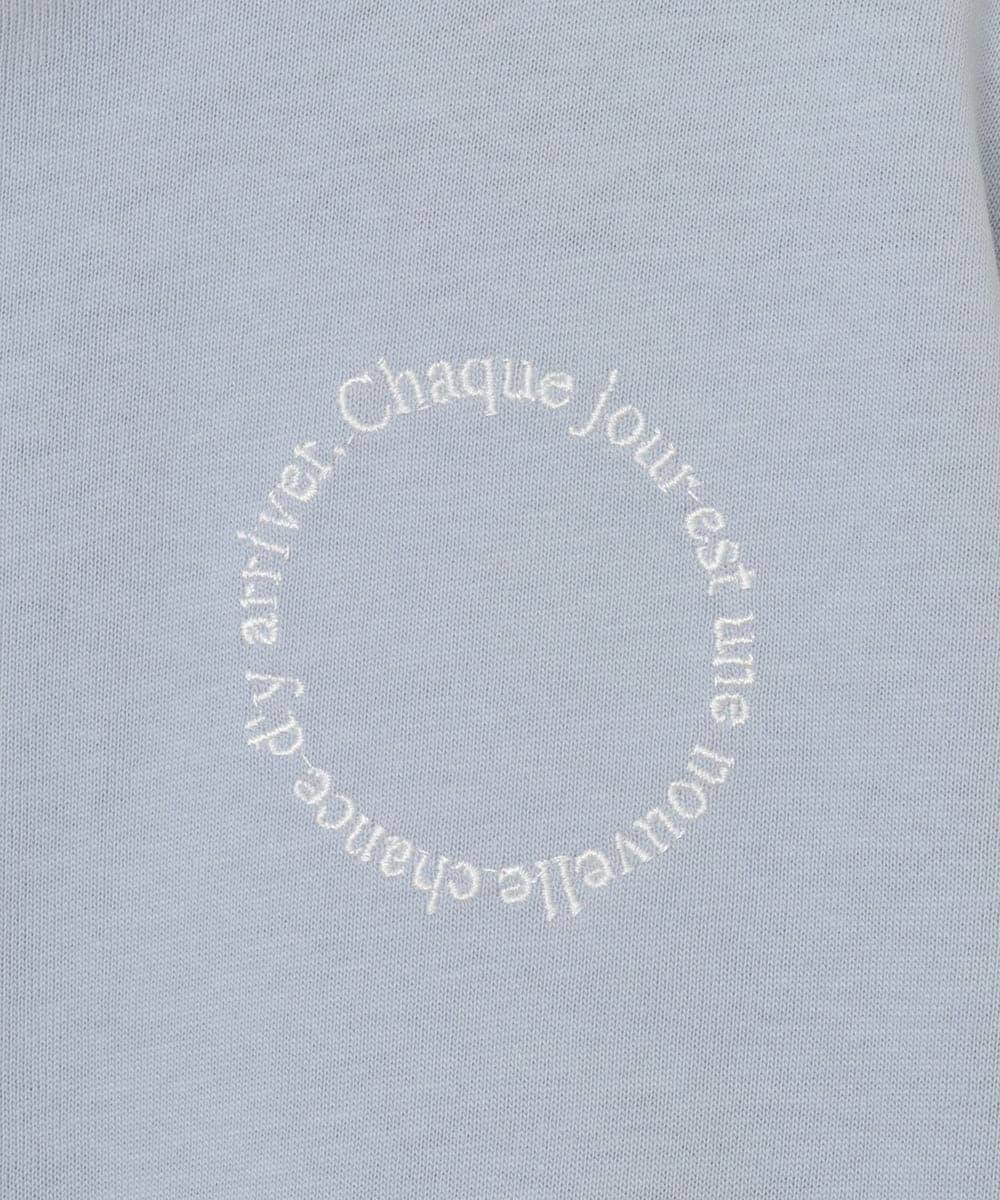 KJKGV43034 a.v.v KIDS(アー・ヴェ・ヴェ) [100-130]ハーフジッププルオーバーTシャツ ライトブルー