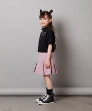 KJKGV43034 a.v.v KIDS(アー・ヴェ・ヴェ) [100-130]ハーフジッププルオーバーTシャツ ブラック
