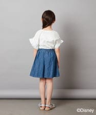KJKGV80029 a.v.v KIDS(アー・ヴェ・ヴェ) [100-140]袖フリルTシャツ ライトブルー