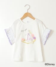 KJKGV80029 a.v.v KIDS(アー・ヴェ・ヴェ) [100-140]袖フリルTシャツ ラベンダー