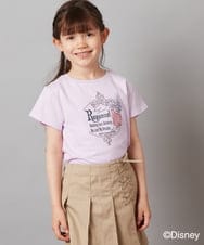 KJKGV81029 a.v.v KIDS(アー・ヴェ・ヴェ) [100-140]バックリボンＴシャツ ラベンダー