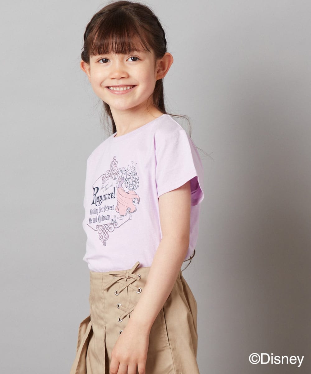KJKGV81029 a.v.v KIDS(アー・ヴェ・ヴェ) [100-140]バックリボンＴシャツ ホワイト
