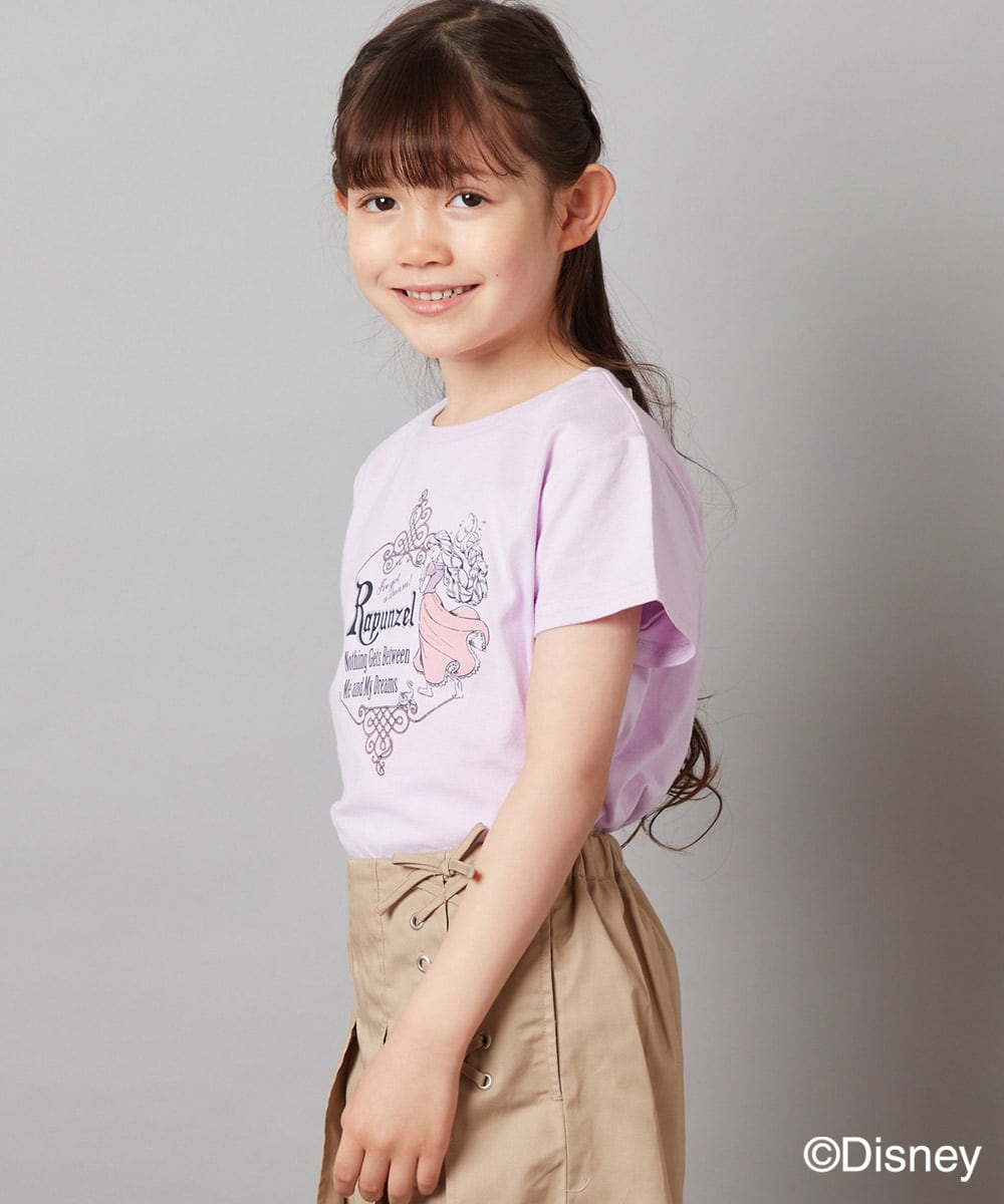 KJKGV81029 a.v.v KIDS(アー・ヴェ・ヴェ) [100-140]バックリボンＴシャツ ホワイト