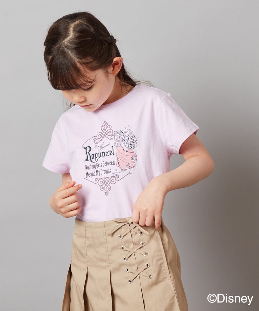 KJKGV81029 a.v.v KIDS(アー・ヴェ・ヴェ) [100-140]バックリボンＴシャツ ホワイト