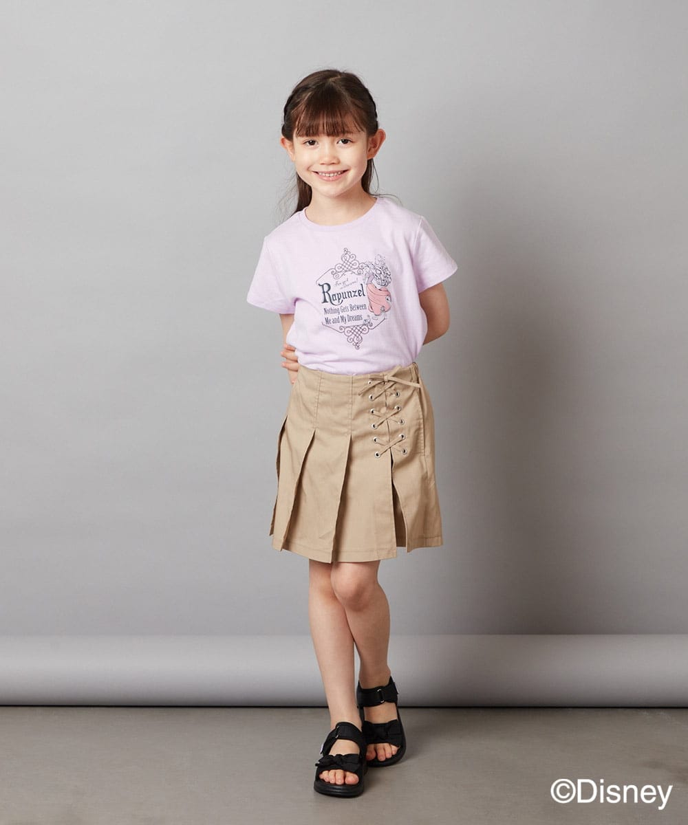 KJKGV81029 a.v.v KIDS(アー・ヴェ・ヴェ) [100-140]バックリボンＴシャツ ホワイト