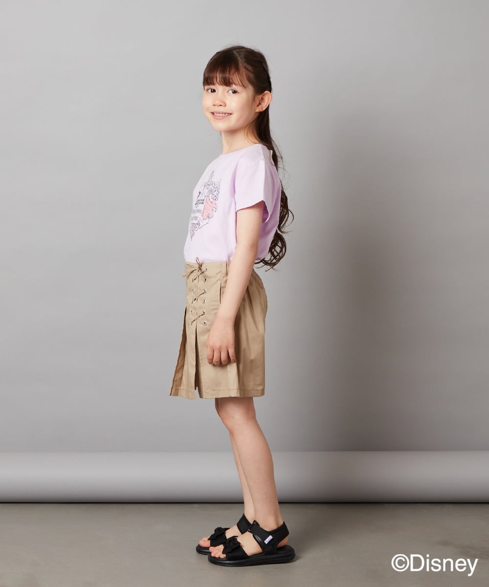 KJKGV81029 a.v.v KIDS(アー・ヴェ・ヴェ) [100-140]バックリボンＴシャツ ホワイト