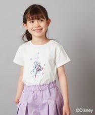 KJKGV81029 a.v.v KIDS(アー・ヴェ・ヴェ) [100-140]バックリボンＴシャツ ホワイト