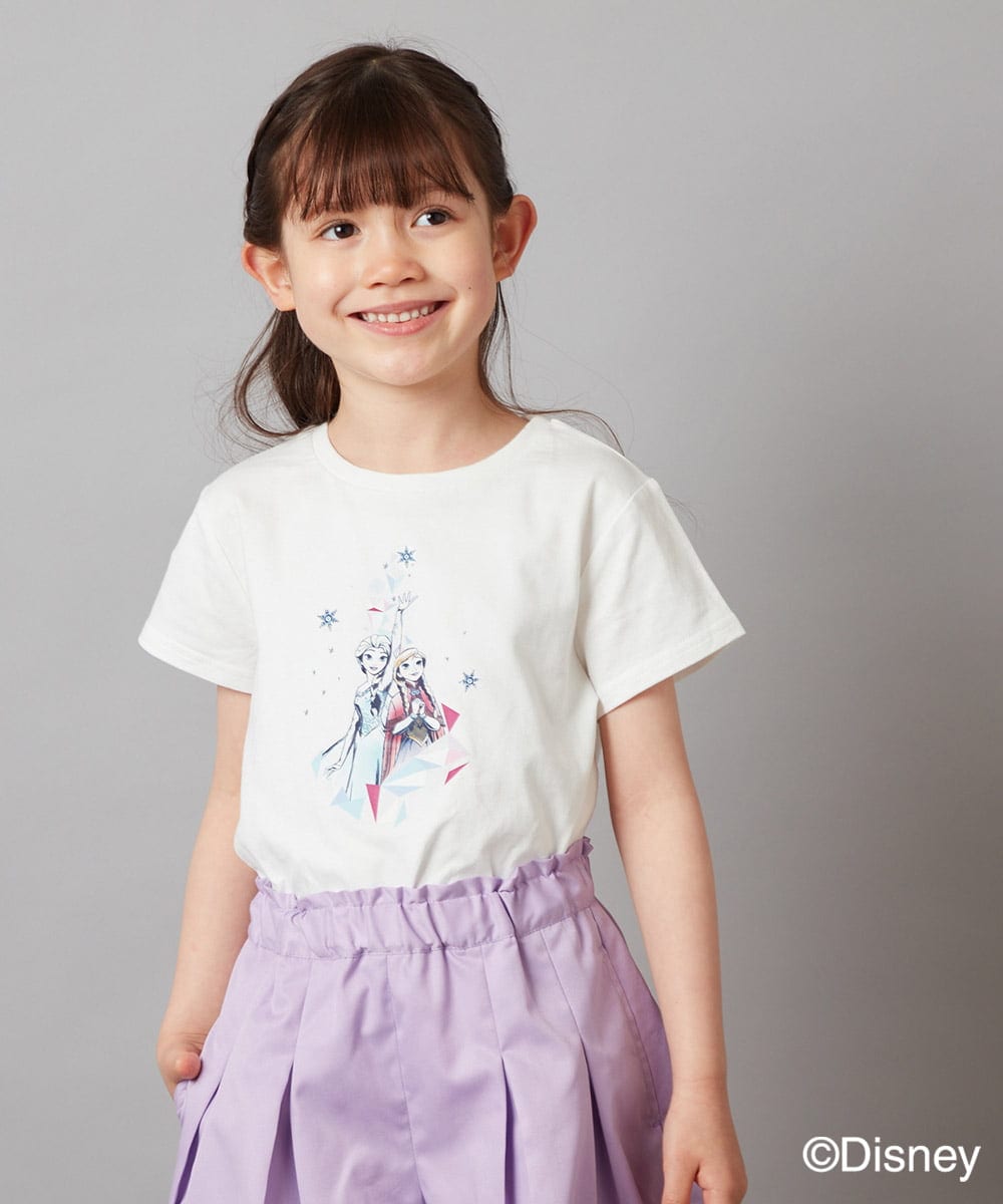 KJKGV81029 a.v.v KIDS(アー・ヴェ・ヴェ) [100-140]バックリボンＴシャツ ホワイト