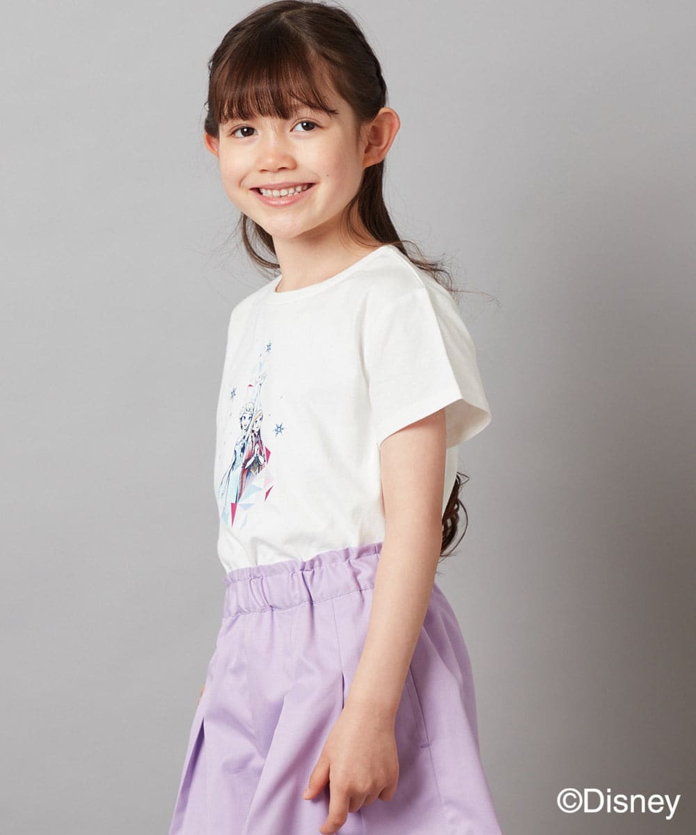 KJKGV81029 a.v.v KIDS(アー・ヴェ・ヴェ) [100-140]バックリボンＴシャツ ホワイト