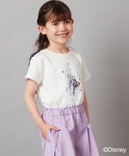 KJKGV81029 a.v.v KIDS(アー・ヴェ・ヴェ) [100-140]バックリボンＴシャツ ホワイト