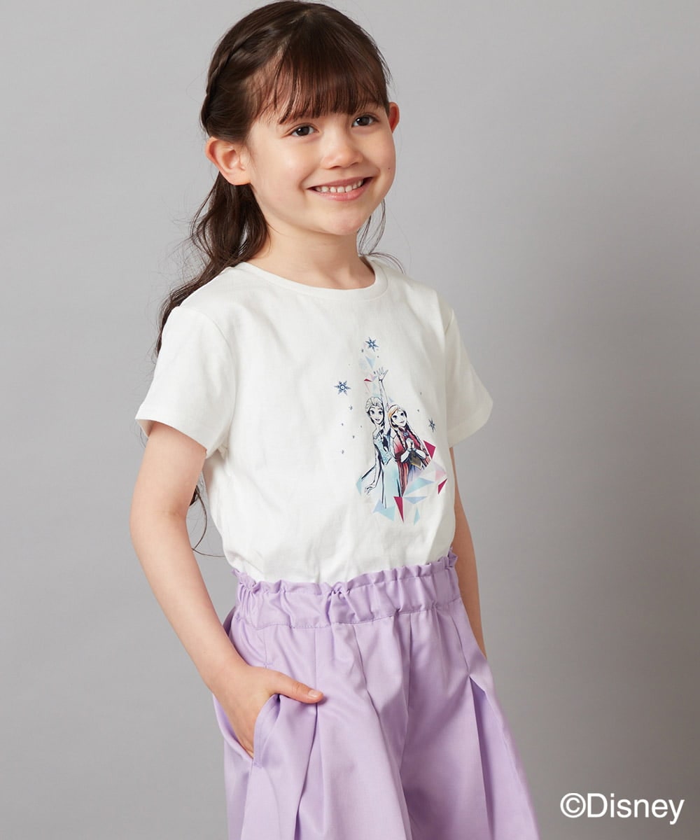 KJKGV81029 a.v.v KIDS(アー・ヴェ・ヴェ) [100-140]バックリボンＴシャツ ホワイト