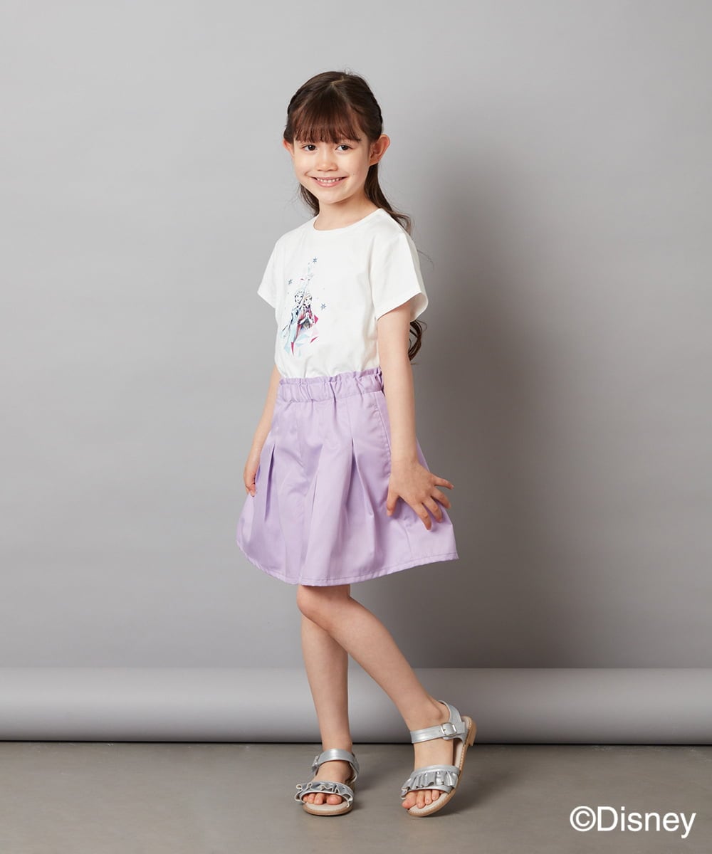 KJKGV81029 a.v.v KIDS(アー・ヴェ・ヴェ) [100-140]バックリボンＴシャツ ホワイト