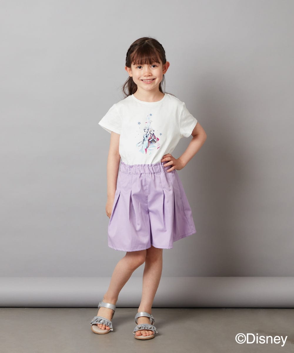 KJKGV81029 a.v.v KIDS(アー・ヴェ・ヴェ) [100-140]バックリボンＴシャツ ホワイト