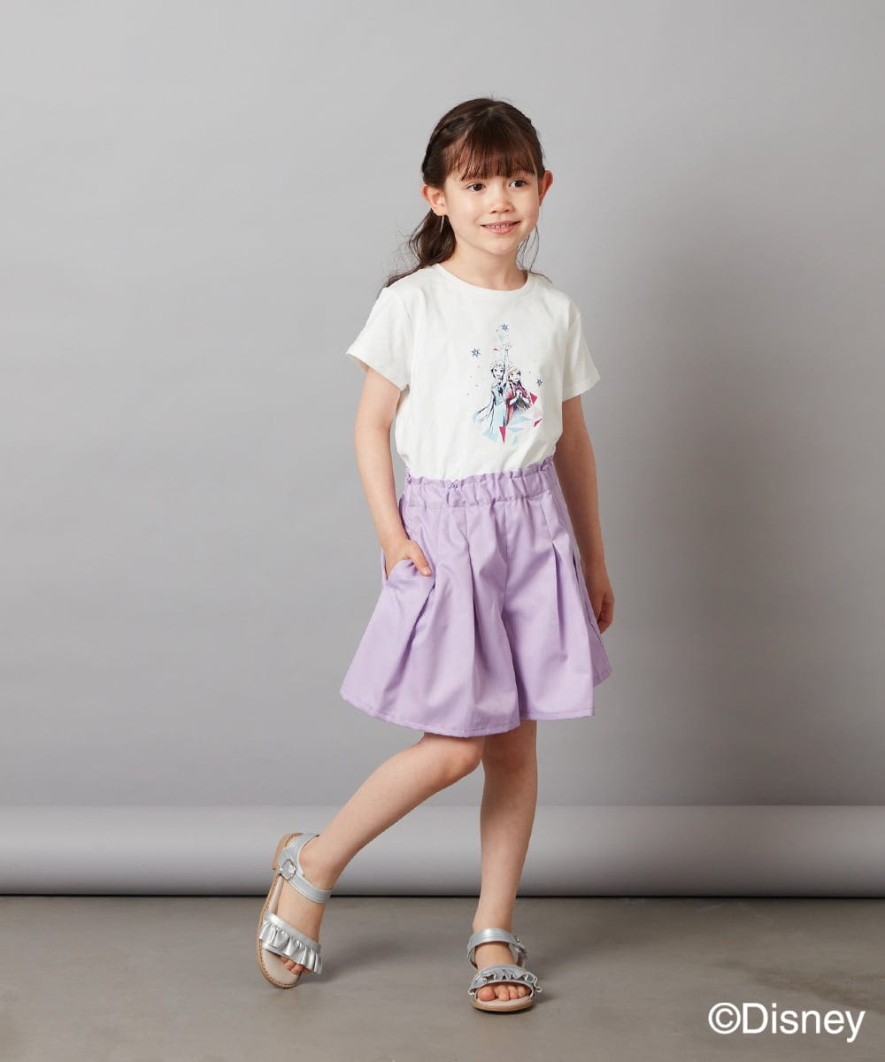 KJKGV81029 a.v.v KIDS(アー・ヴェ・ヴェ) [100-140]バックリボンＴシャツ ホワイト