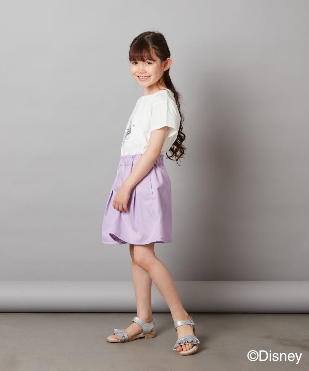 KJKGV81029 a.v.v KIDS(アー・ヴェ・ヴェ) [100-140]バックリボンＴシャツ ホワイト