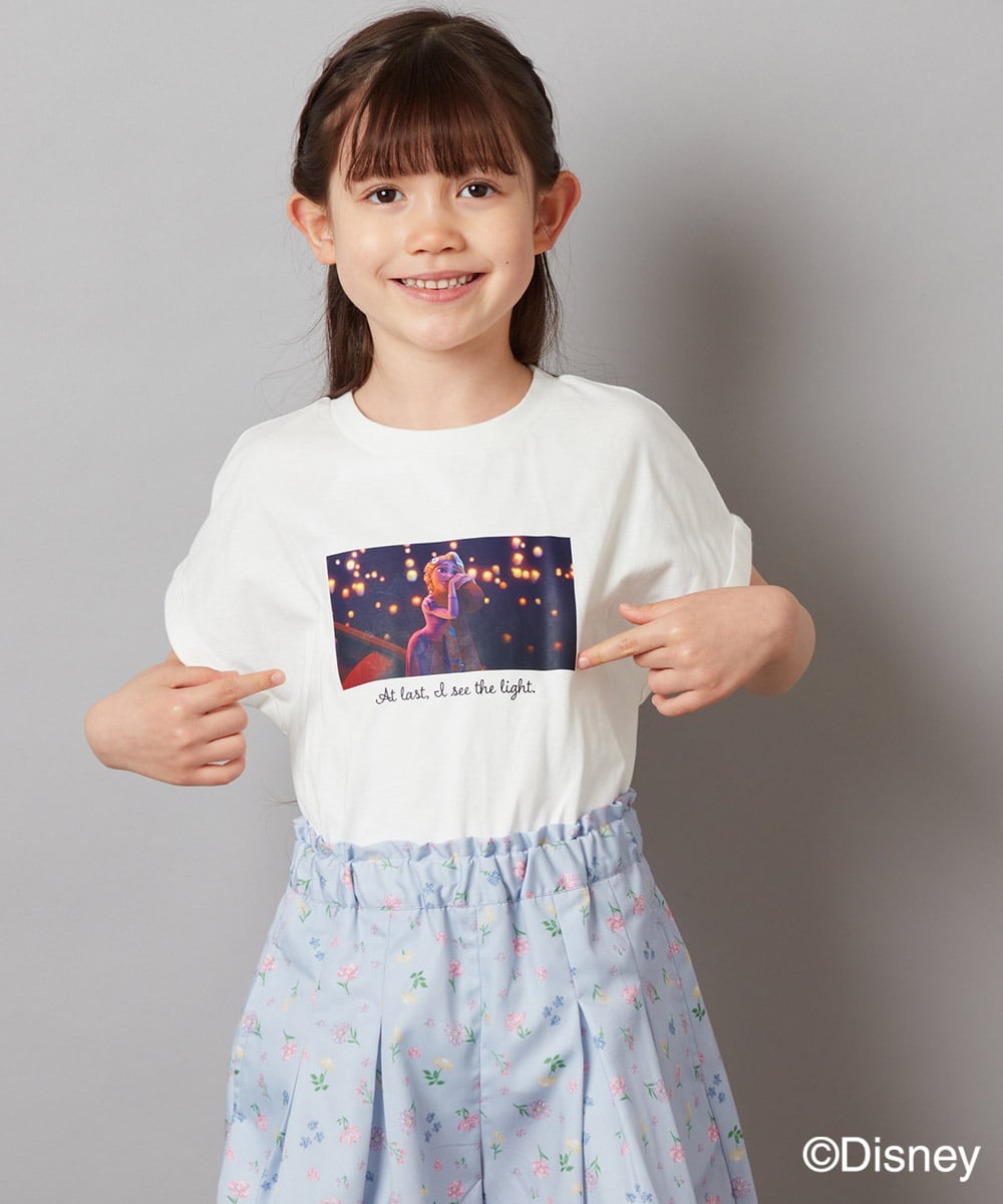 KJKGV82029 a.v.v KIDS(アー・ヴェ・ヴェ) [100-140]フォトTシャツ ホワイト